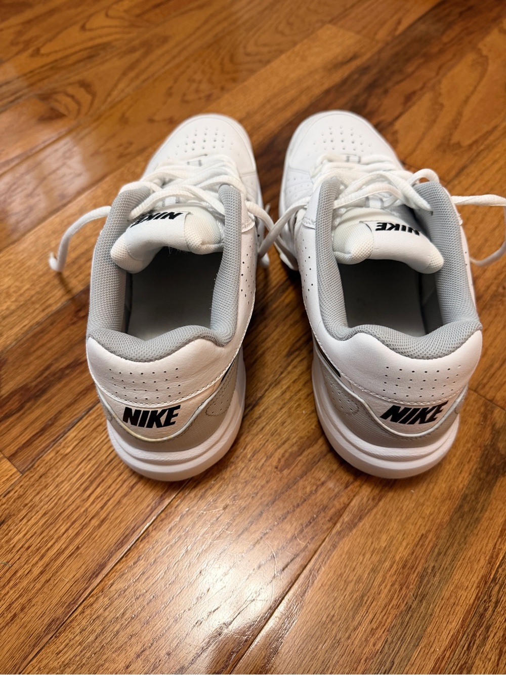 Nike Air Court Mo IV White Black Tennis Shoes Mens Size 10 429776-103 - Picture 5 of 10